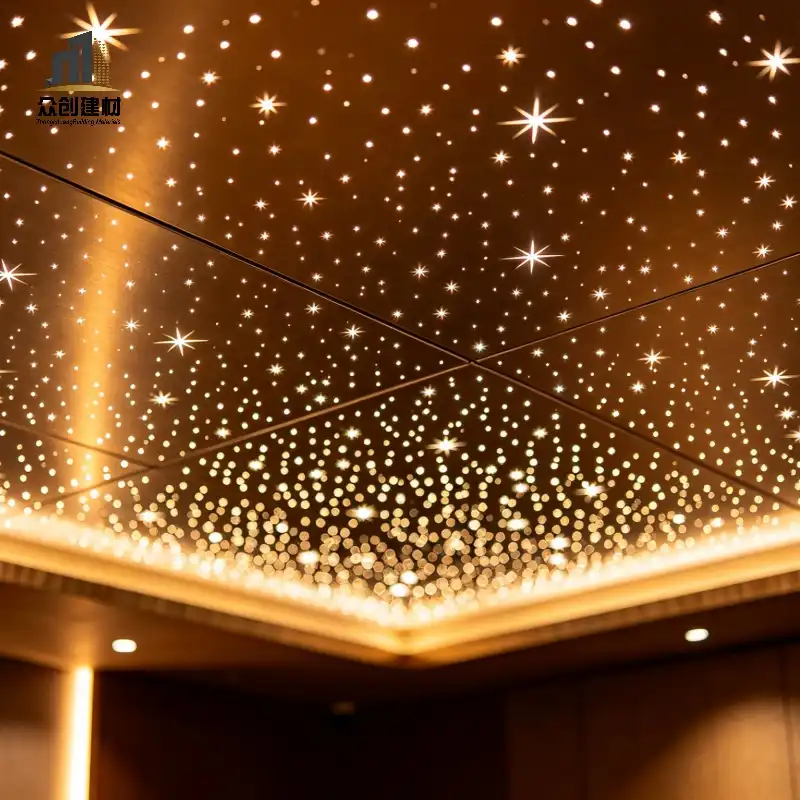 Aluminum Panel Star Ceiling | Custom Perforated LED Starry Sky Ceiling